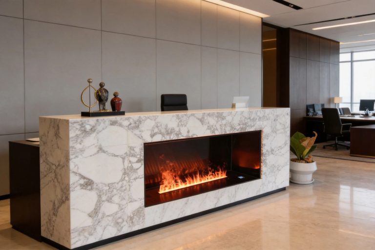 【2026 Guide】What is a Water Vapor Fireplace? Foshan Manufacturer Explains 3D Atomization Technology & Benefits